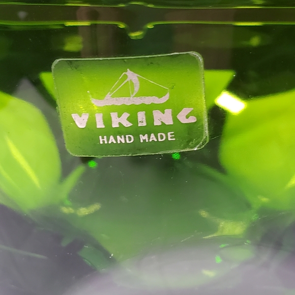 Vintage Viking Emarld Green Ashtray - Picture 4 of 5